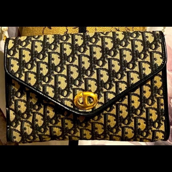 Dior Trotter Clutch/Crossbody-Navy - Picture 5 of 5